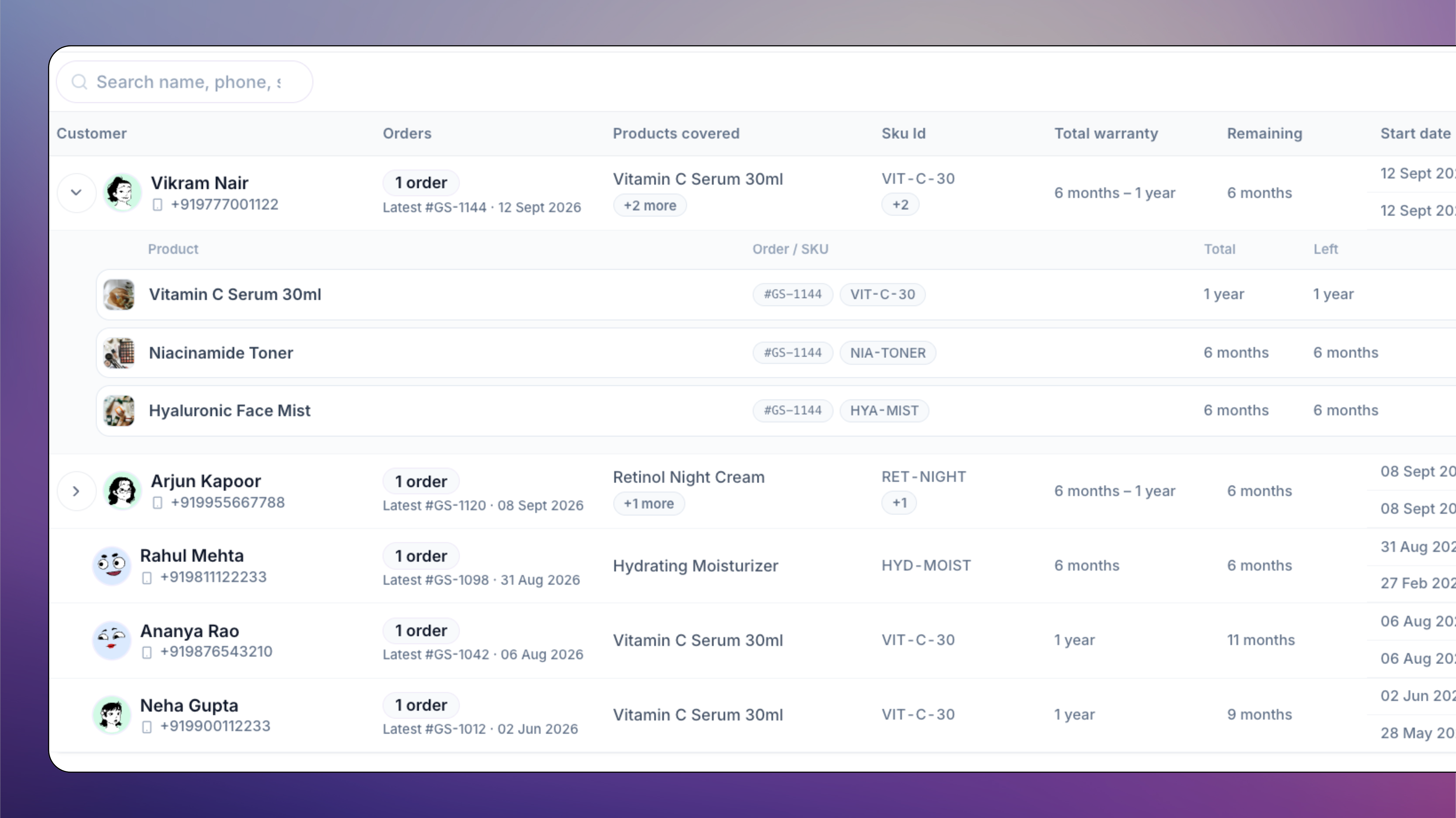 TopEdge digital warranty hub and manual assign workspace for Shopify
